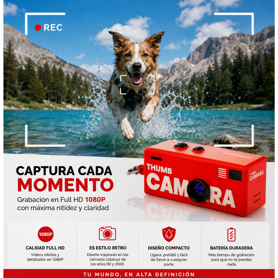 Cámara llavero retro