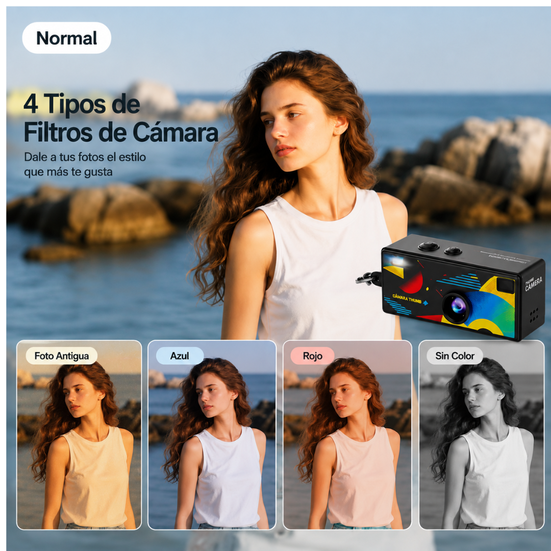 Cámara llavero retro