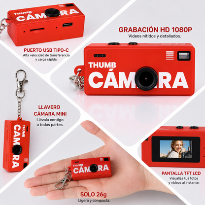 Cámara llavero retro
