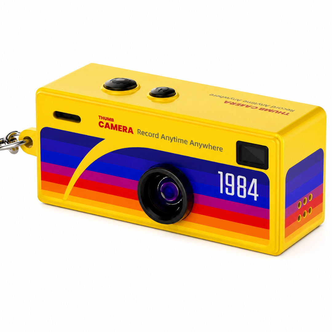 Cámara llavero retro