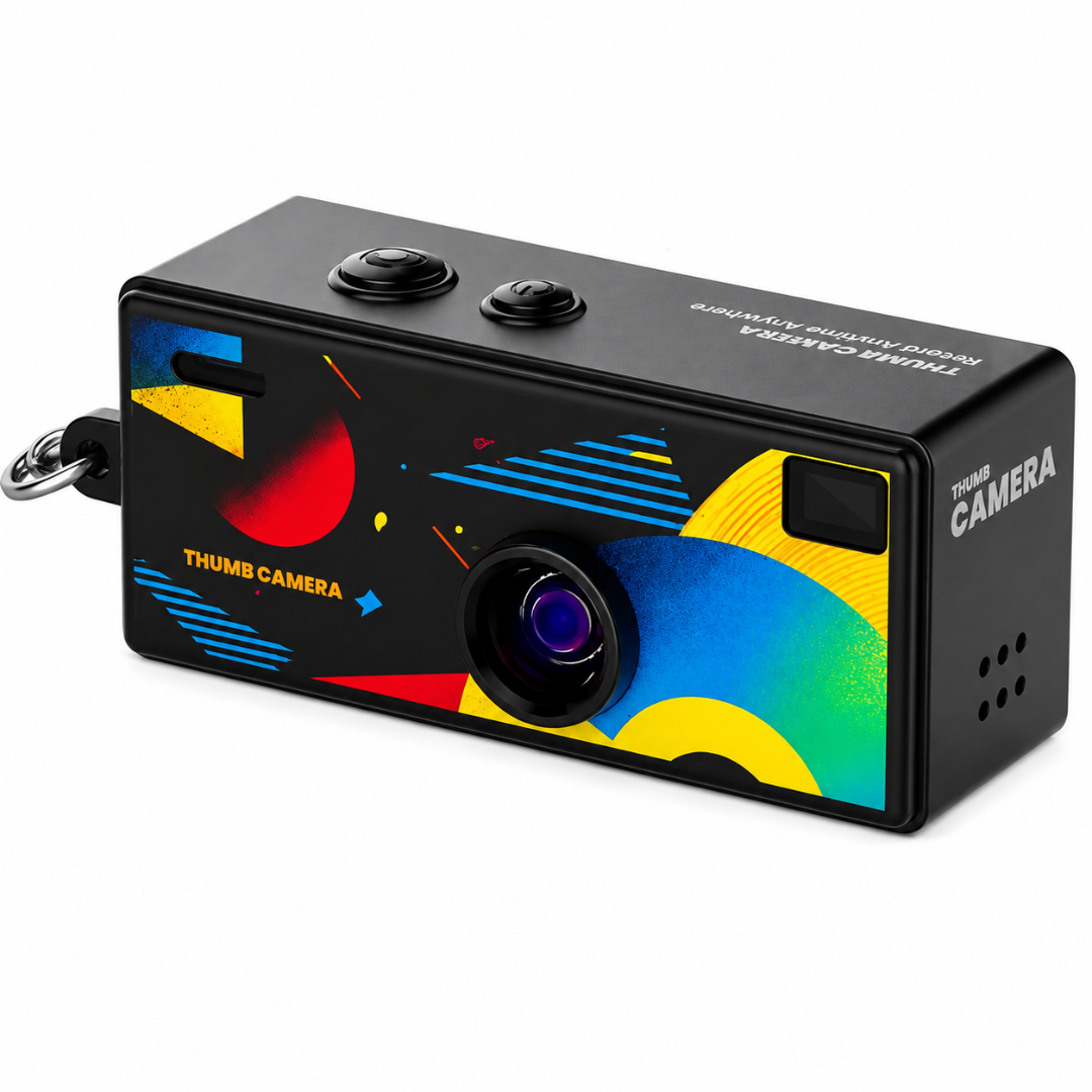 Cámara llavero retro